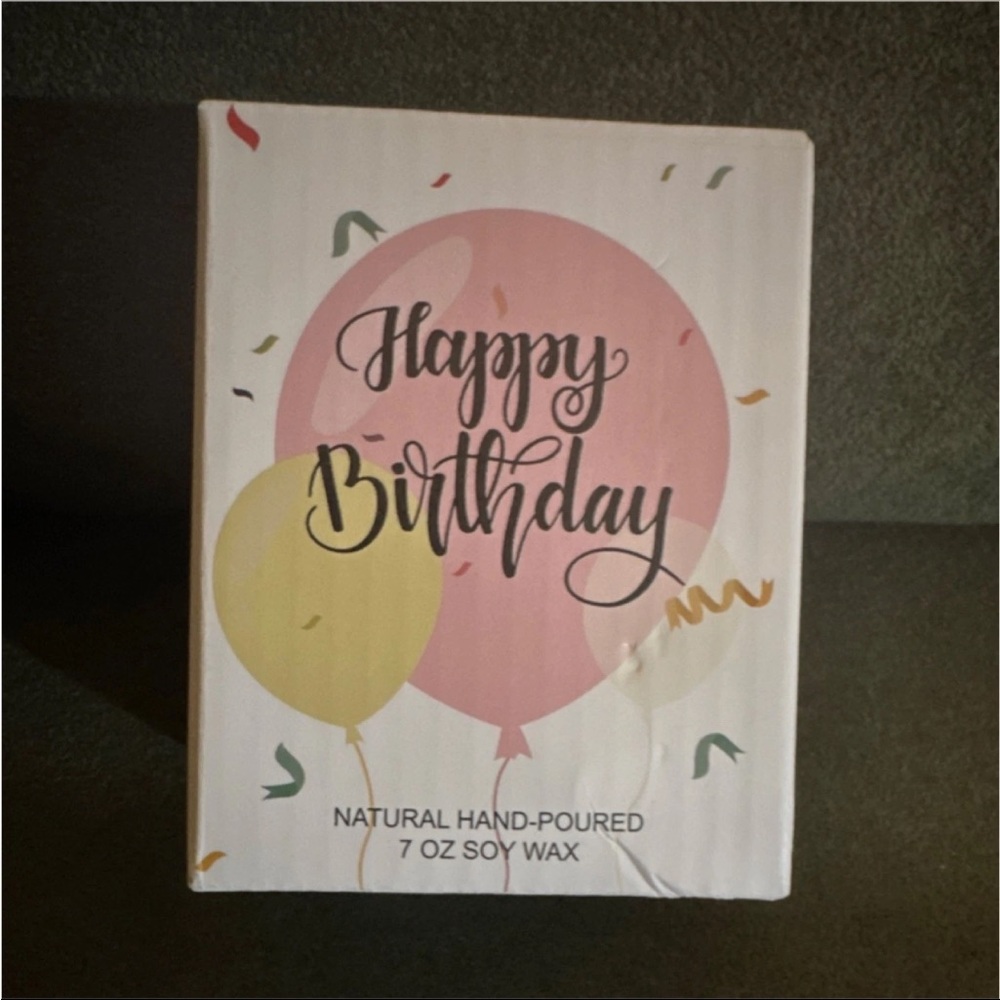 Bersiler Happy Birthday Soy Wax Candle